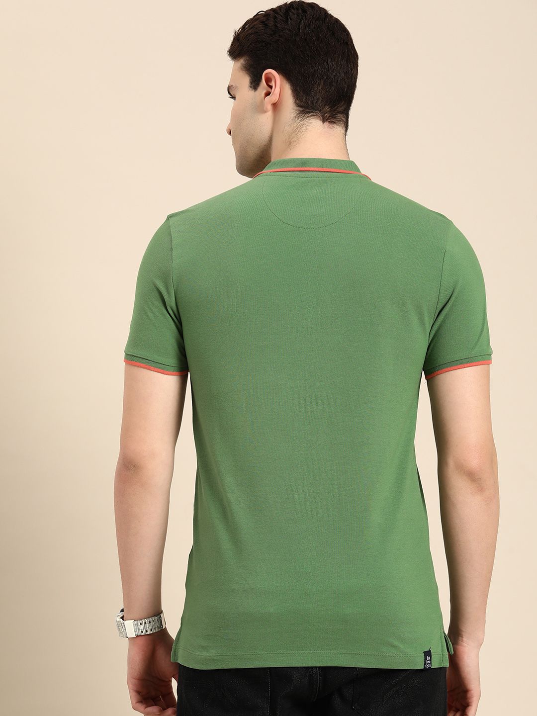 Being Human Short Sleeves Polo Collar Pure Cotton T-shirt