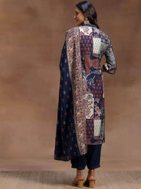 Libas Floral Printed Kurta with Salwar & With Dupatta