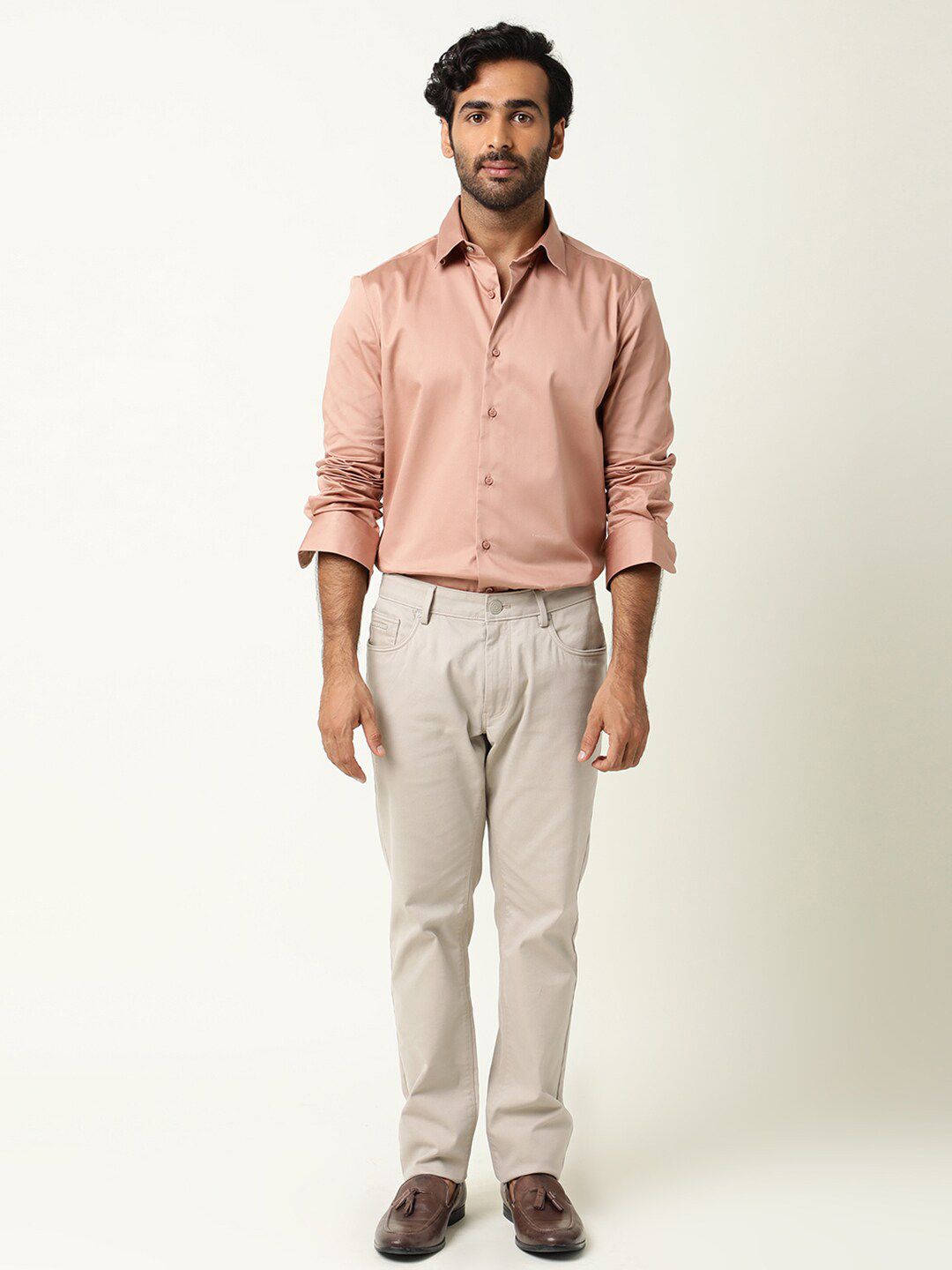 RARE RABBIT Men Como Slim Fit Shirt