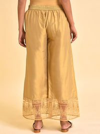 W Women Ethnic Motif Hem Design Palazzos