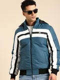 Being Human Striped Hooded Padded Jacket