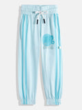 Happy Faces Girls Barbie Printed Pure Cotton Joggers