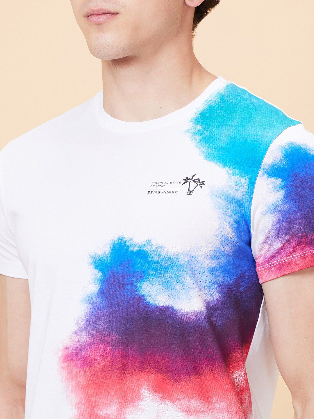 Being Human Graphic Printed Cotton Casual T-shirt