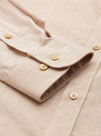 Raymond Slim Fit Textured Pure Cotton Formal Shirt