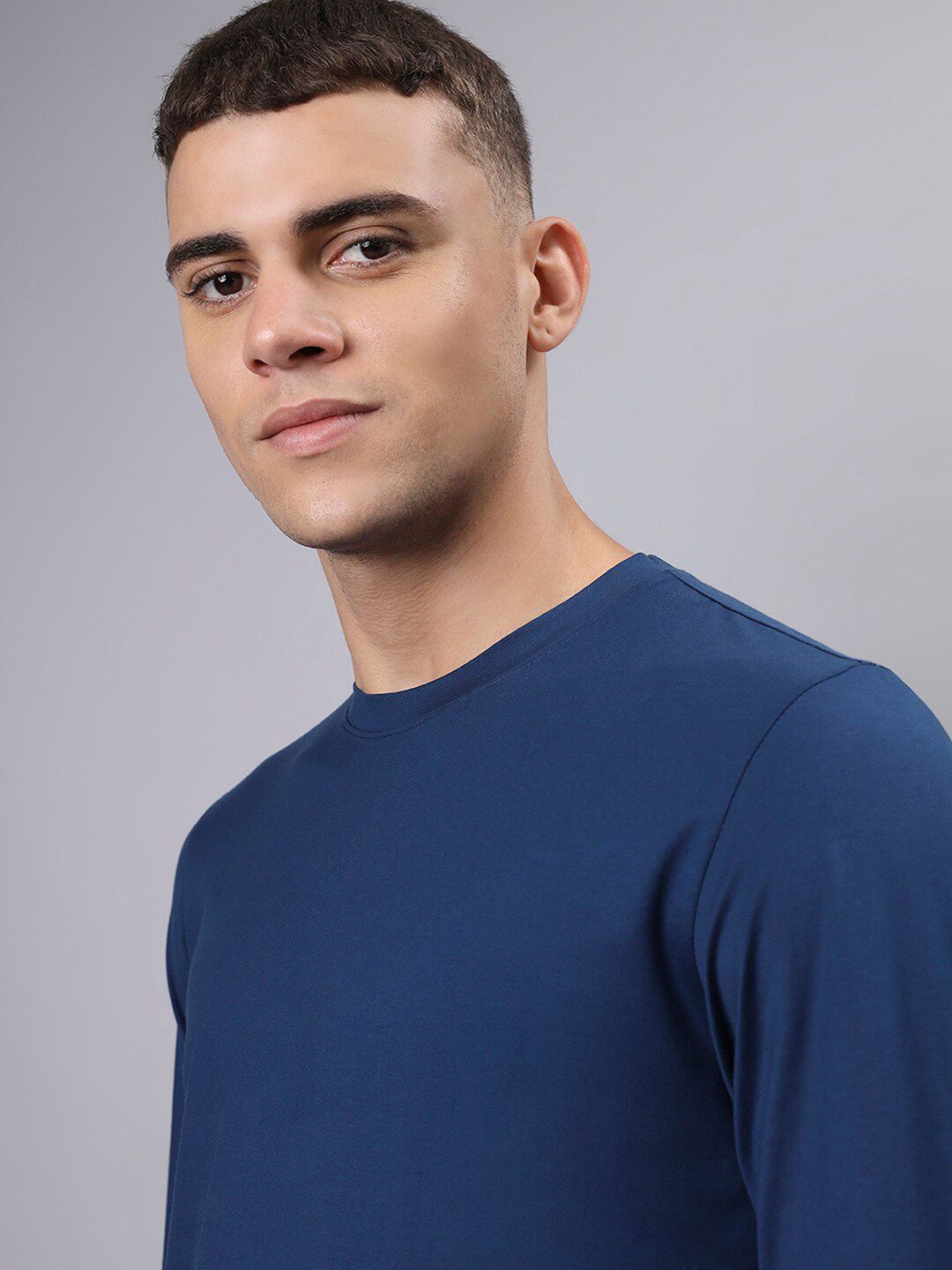 Bewakoof Round Neck Cotton Casual T-shirt