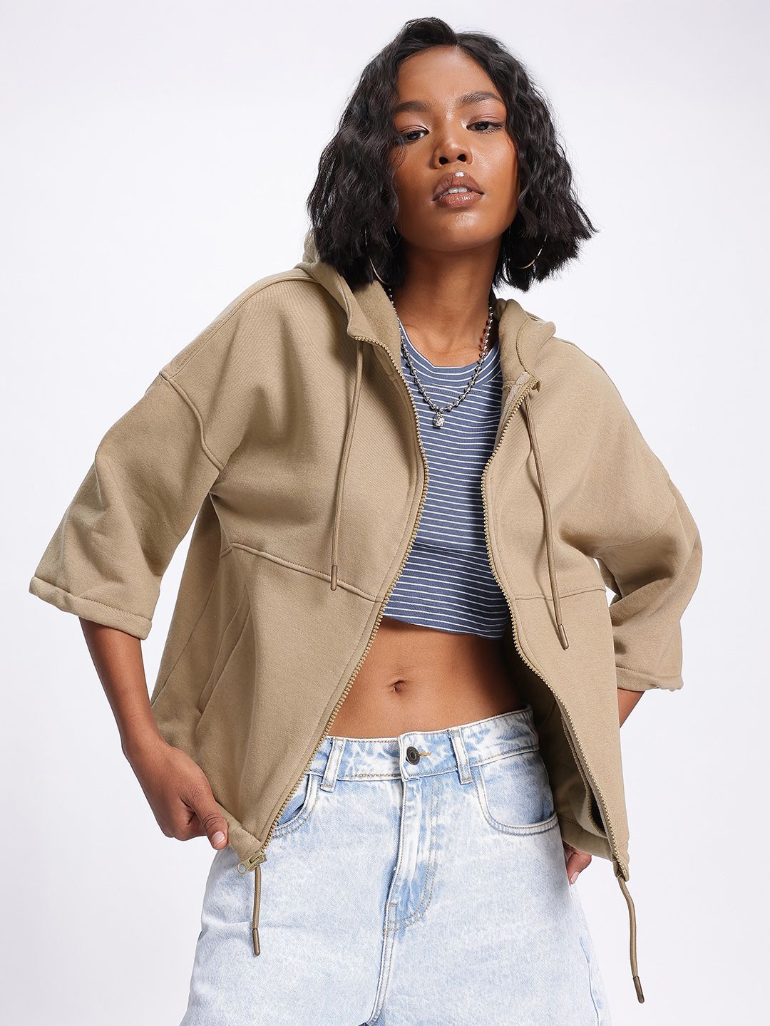 DressBerry Vibe Layer Hooded Sweatshirt