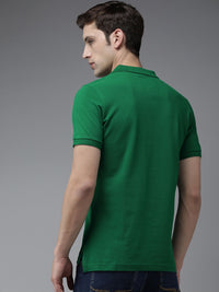 THE BEAR HOUSE Polo Collar Slim Fit Pure Cotton T-shirt