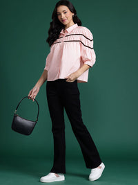 DressBerry Pure Cotton Striped Casual Shirt
