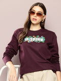 Dillinger Women Long Sleeve Oversized Printed Tshirt