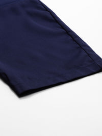 HRX by Hrithik Roshan Men Navy Blue Solid Running Track Pants