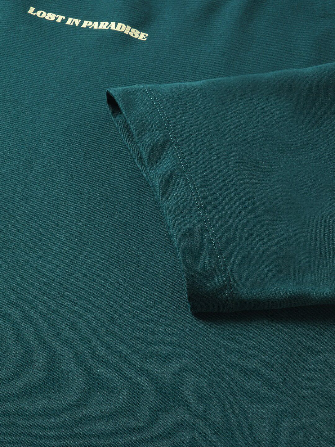 THE BEAR HOUSE Graphic Printed Round Neck Cotton Oversized T-shirt