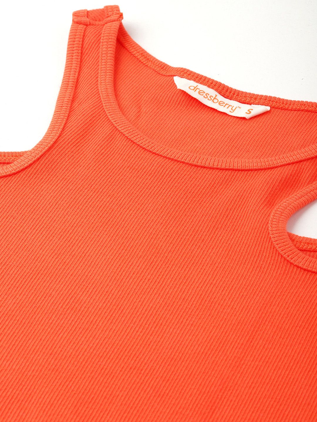 DressBerry Elevated Basics Strappy Cut-Out Knit Top