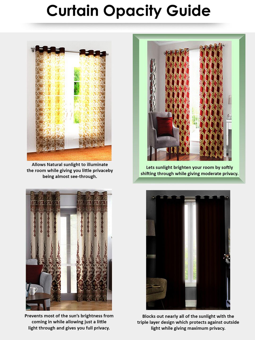 Story@home 2 Pieces Beige & Mustard Geometric Door Curtains