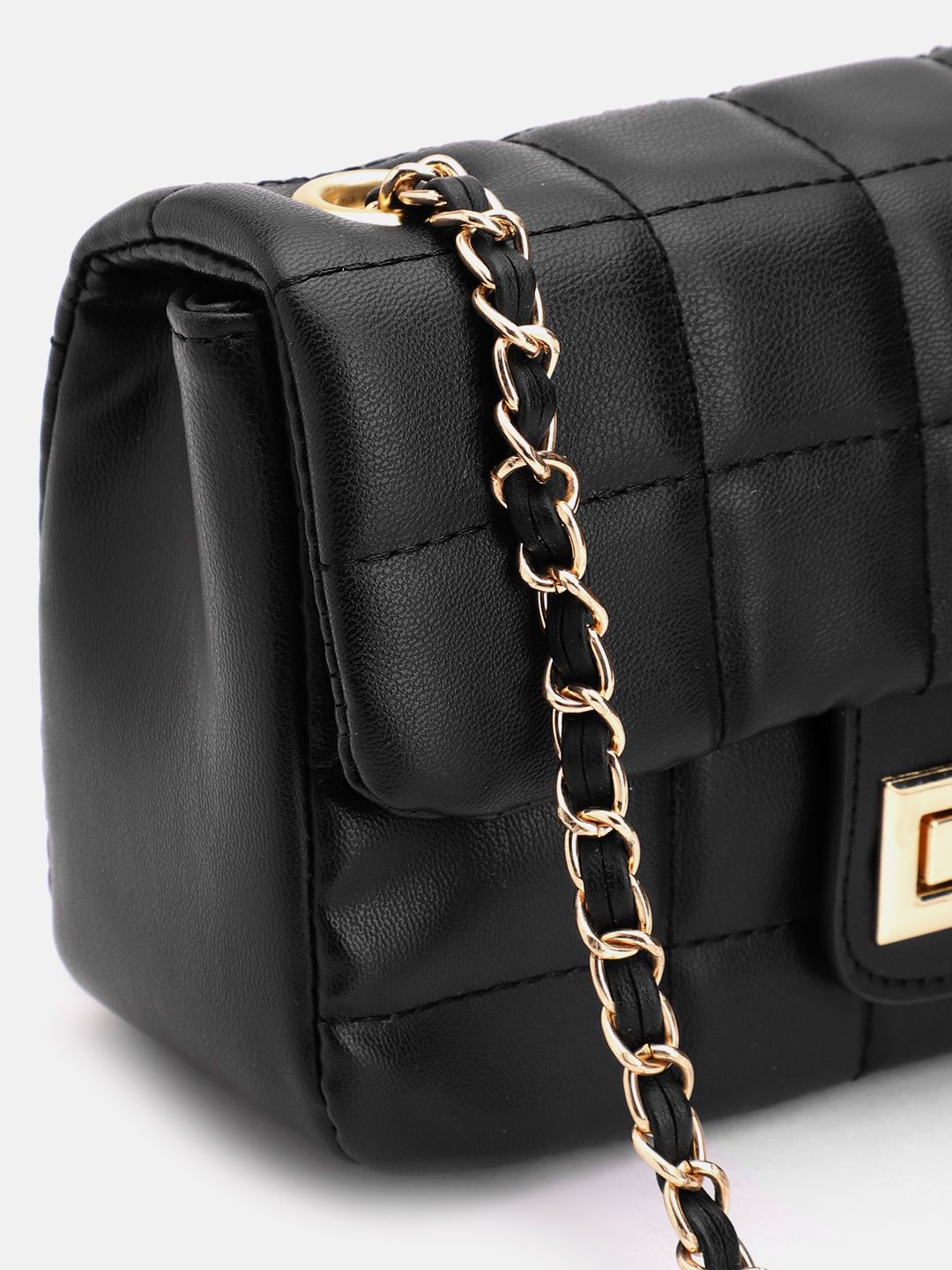 Lino Perros Quilted Structured Sling Bag