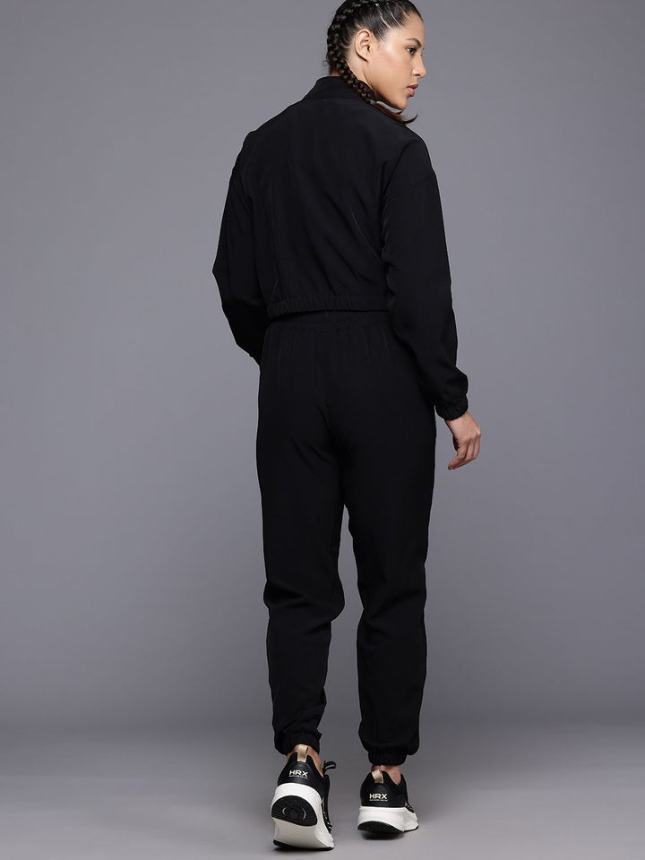 HRX by Hrithik Roshan Rapid Dry Mock Collar Running Tracksuit