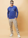 Being Human Men Typography Printed Applique T-shirt