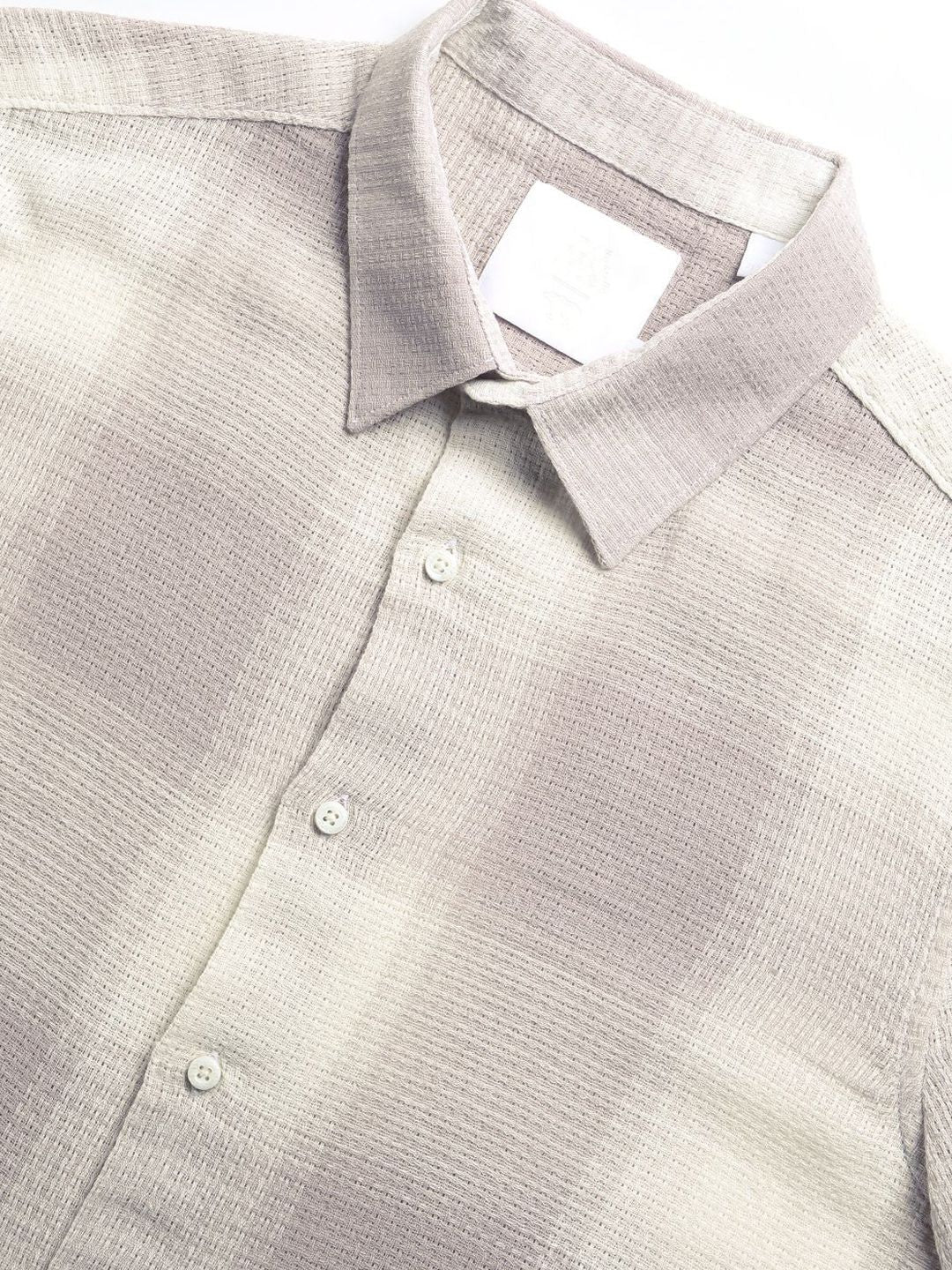 THE BEAR HOUSE Men Slim Fit Checked Baju Kasual