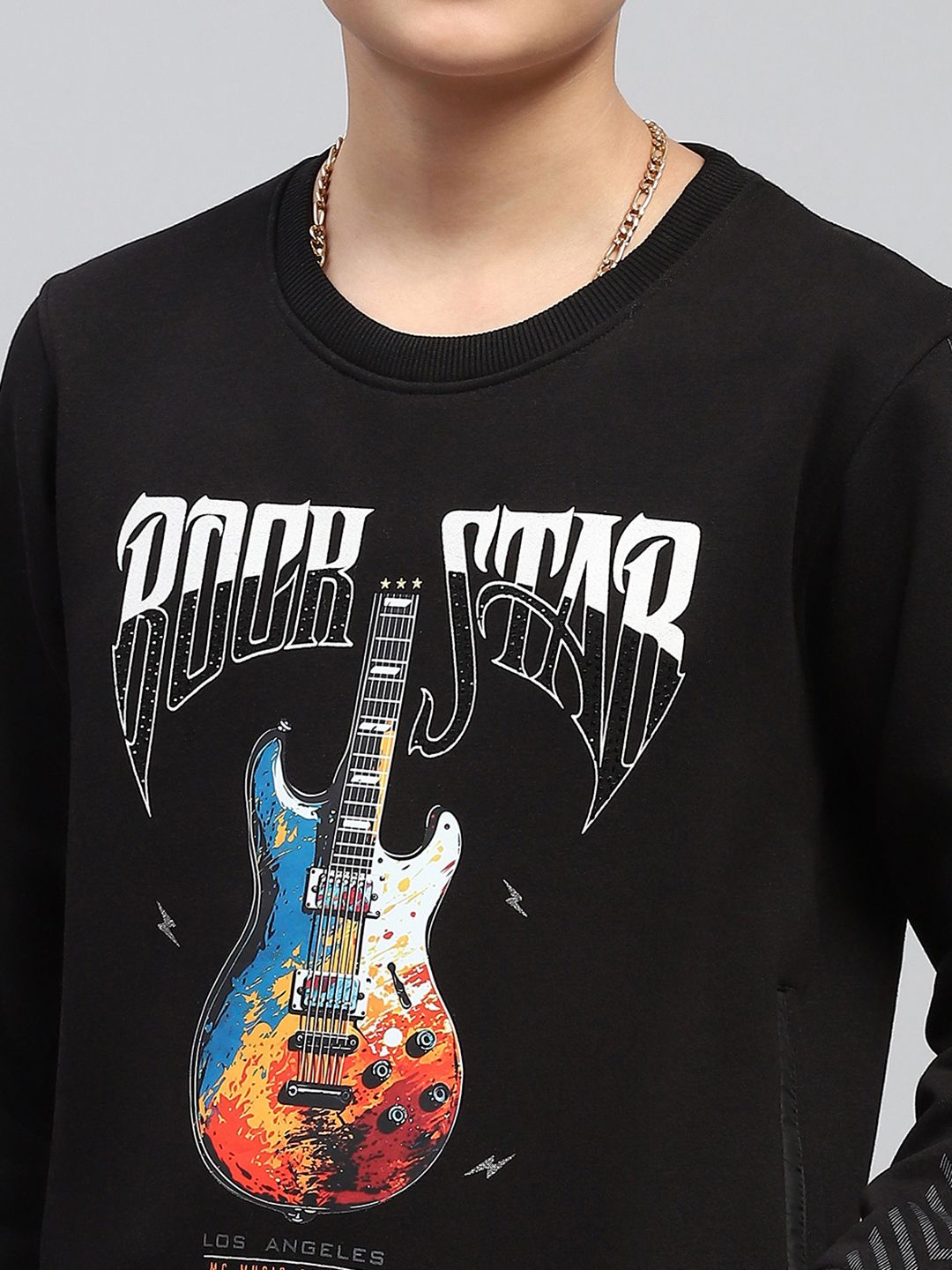 Monte Carlo Boys Typography Print Sweatshirt