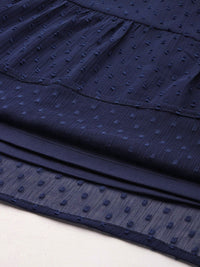 DressBerry Dobby A-Line Midi Dress