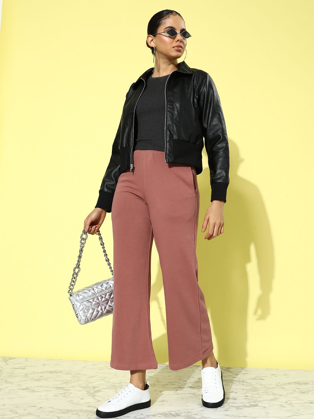 DILLINGER Women Solid Relaxed Fit Track Pant