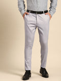 DENNISON Men Smart Tapered Fit Formal Trousers