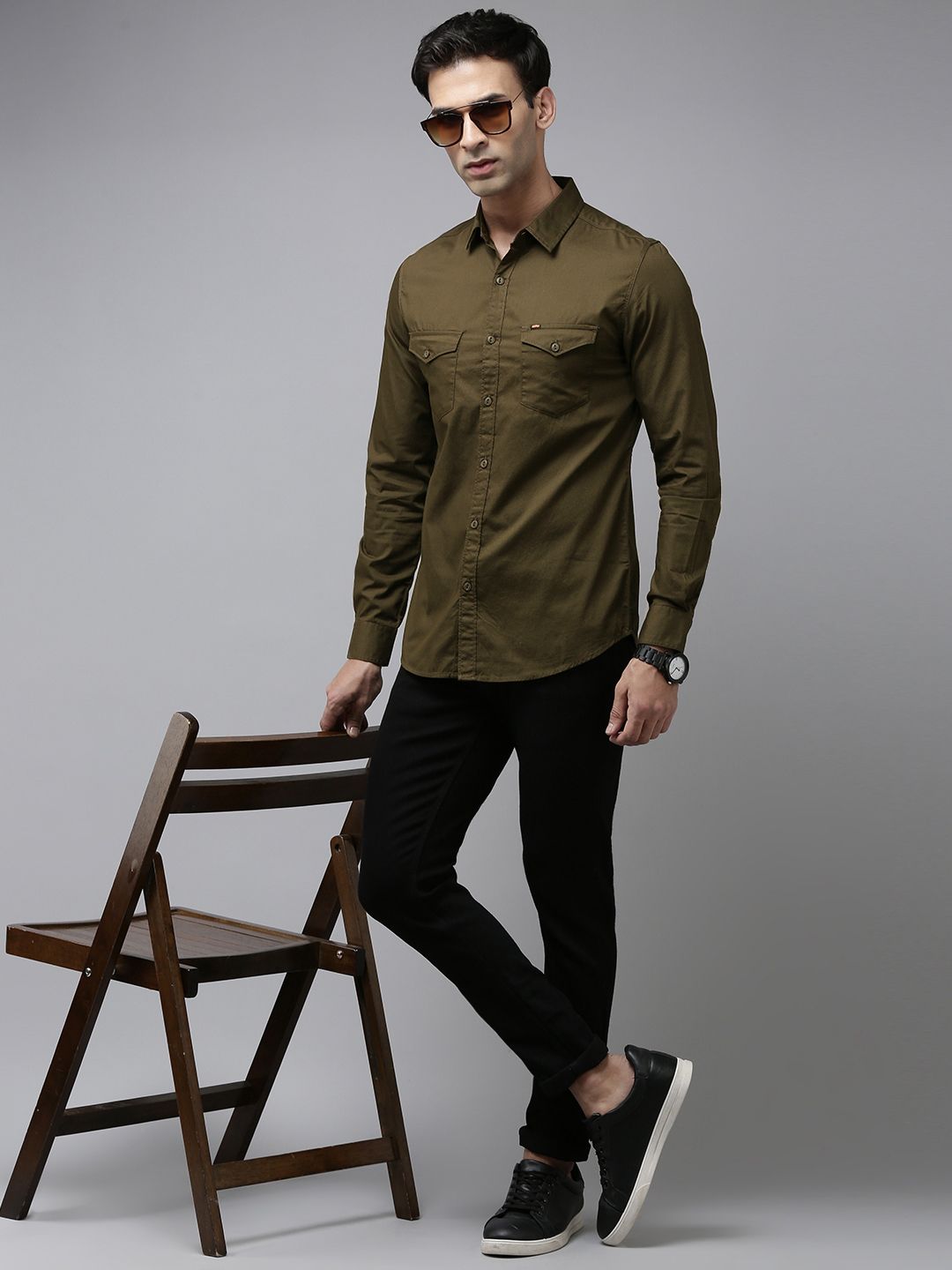 SPYKAR Solid Casual Shirt