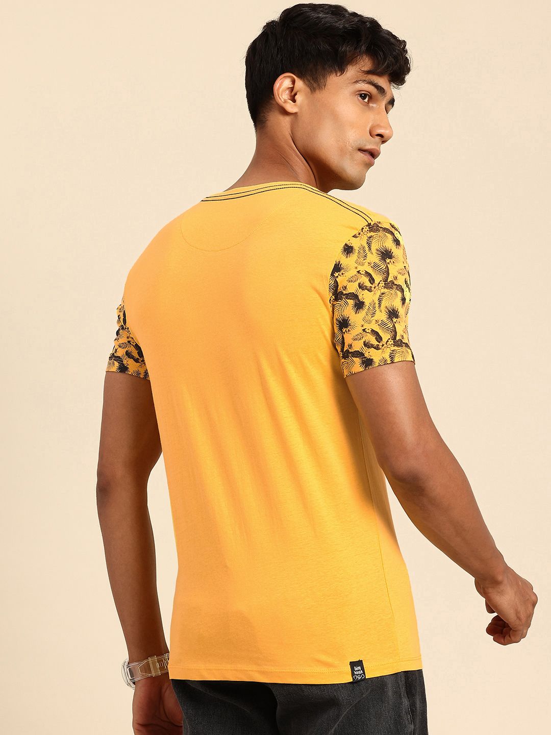 Being Human Floral Printed Pure Cotton T-shirt