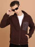 HIGHLANDER Mock Collar Front-Open Sweatshirt