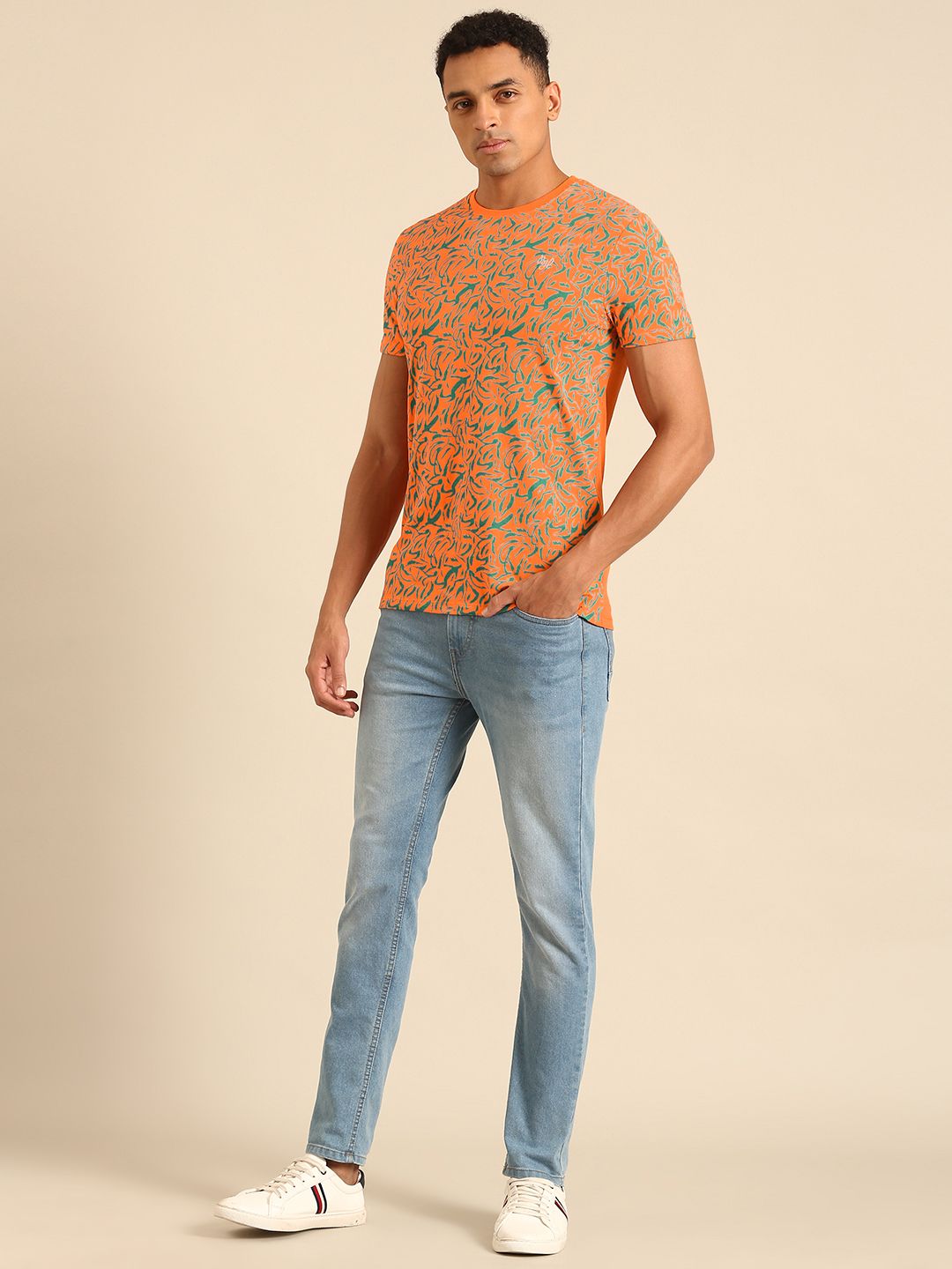 Being Human Printed Pure Cotton T-shirt