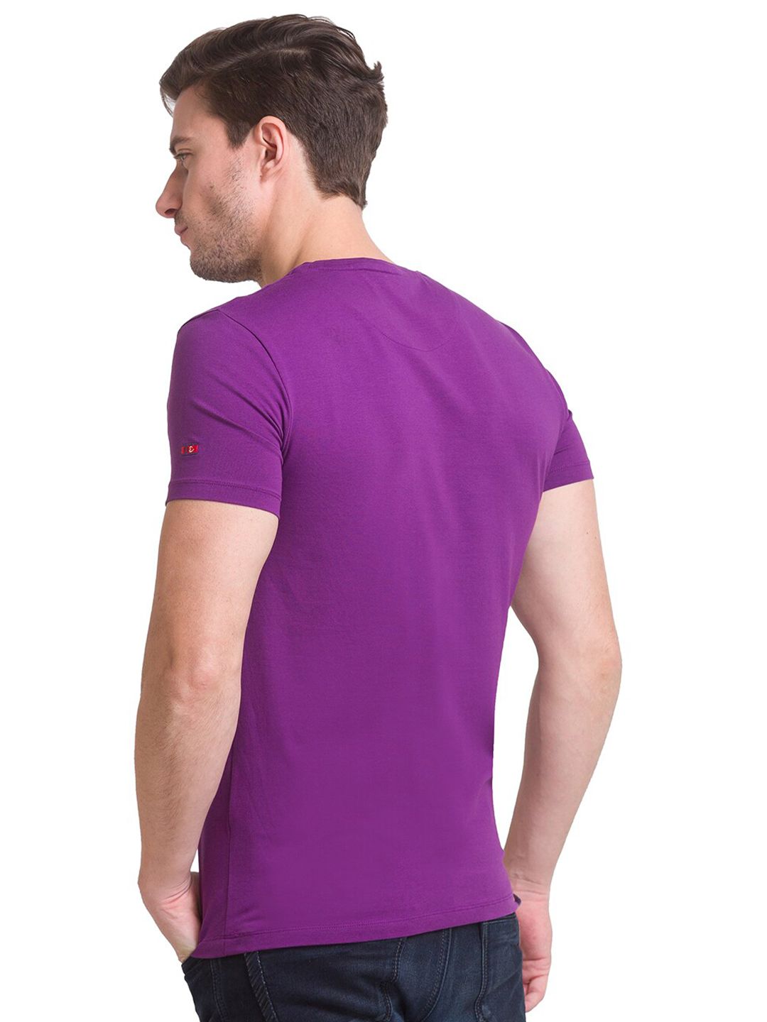 Being Human Men Violet Printed T-shirt