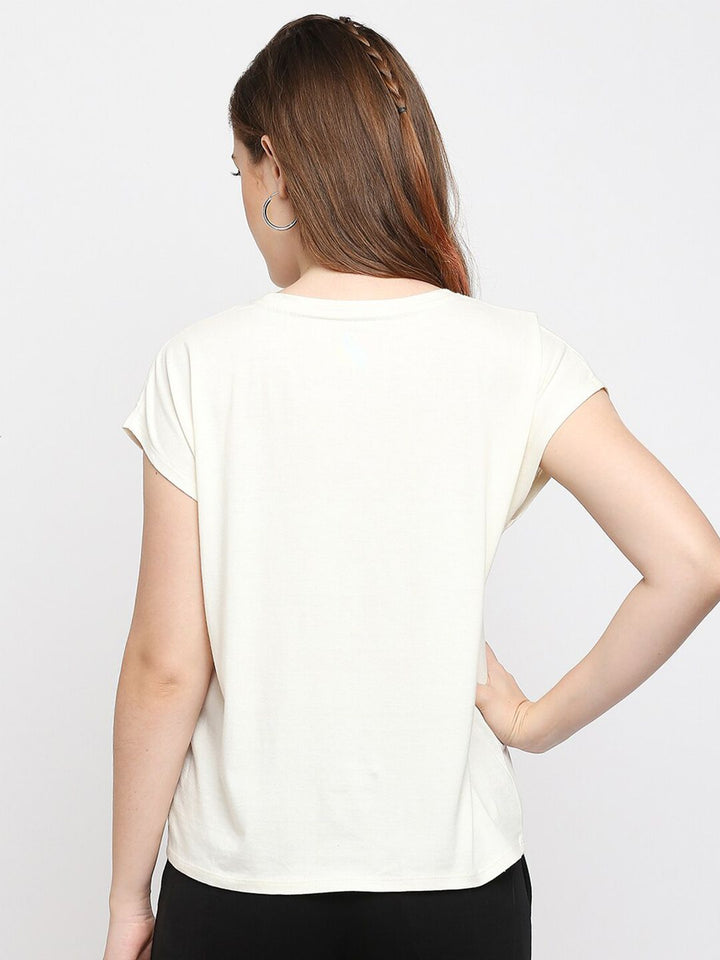 Being Human Typography Printed Casual Cotton T-shirt