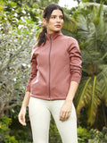 SASSAFRAS Women Rose Solid Sweatshirt