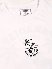 Thomas Scott Round Neck Typography Printed Pure Cotton Oversized T-shirt