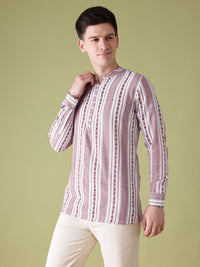 Anouk Woven Design Geometric Kurta