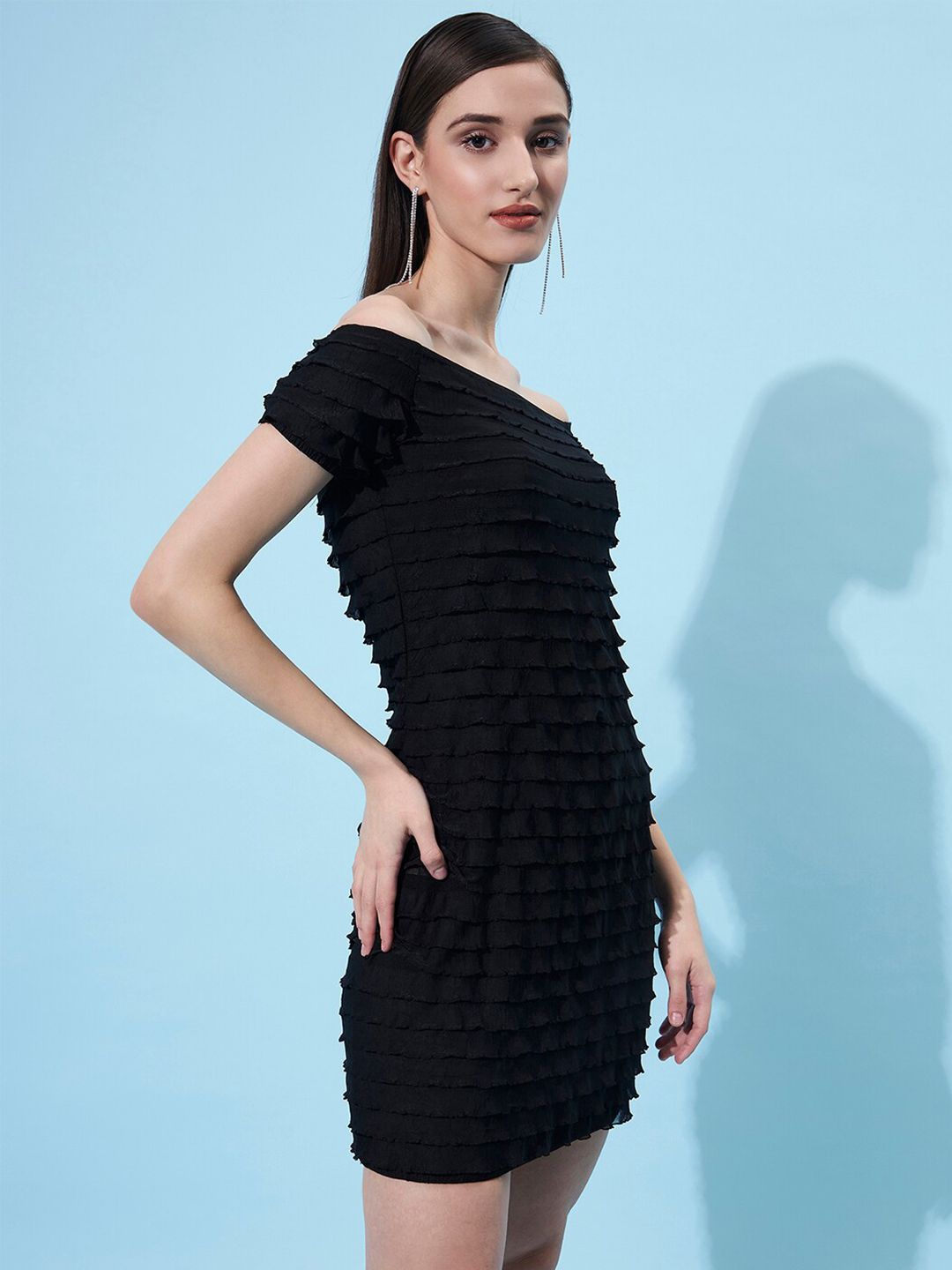 Athena Women Off-Shoulder Bodycon Dress