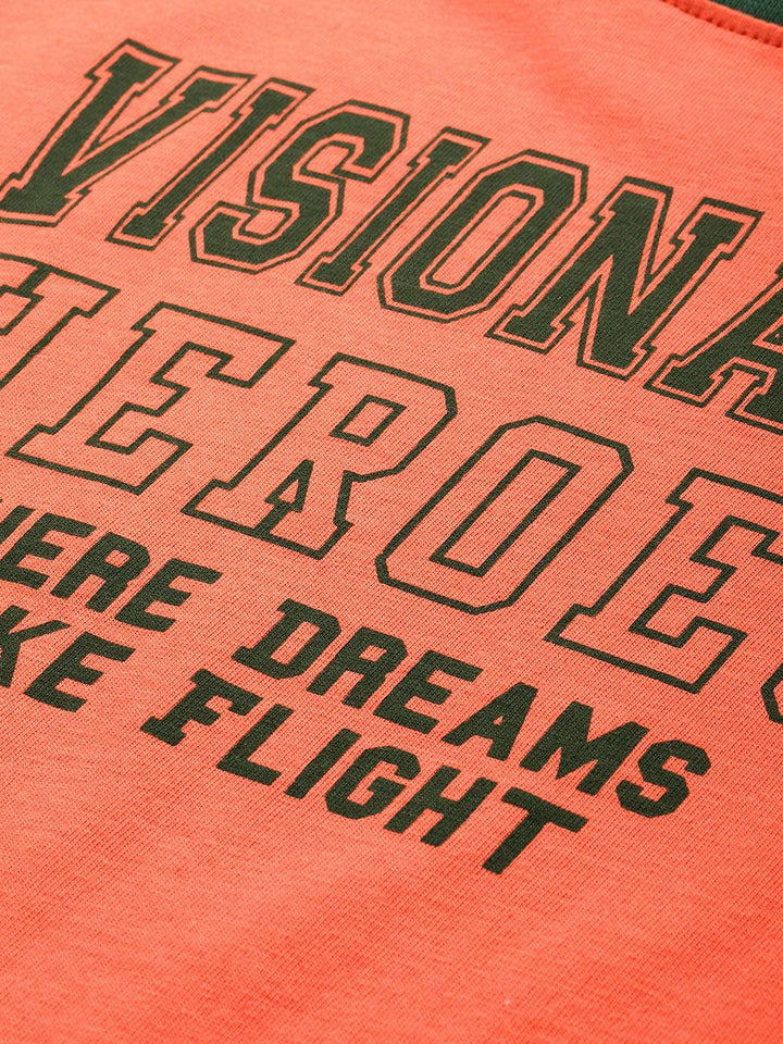 DILLINGER Typography Printed Crop Pure Cotton T-shirt