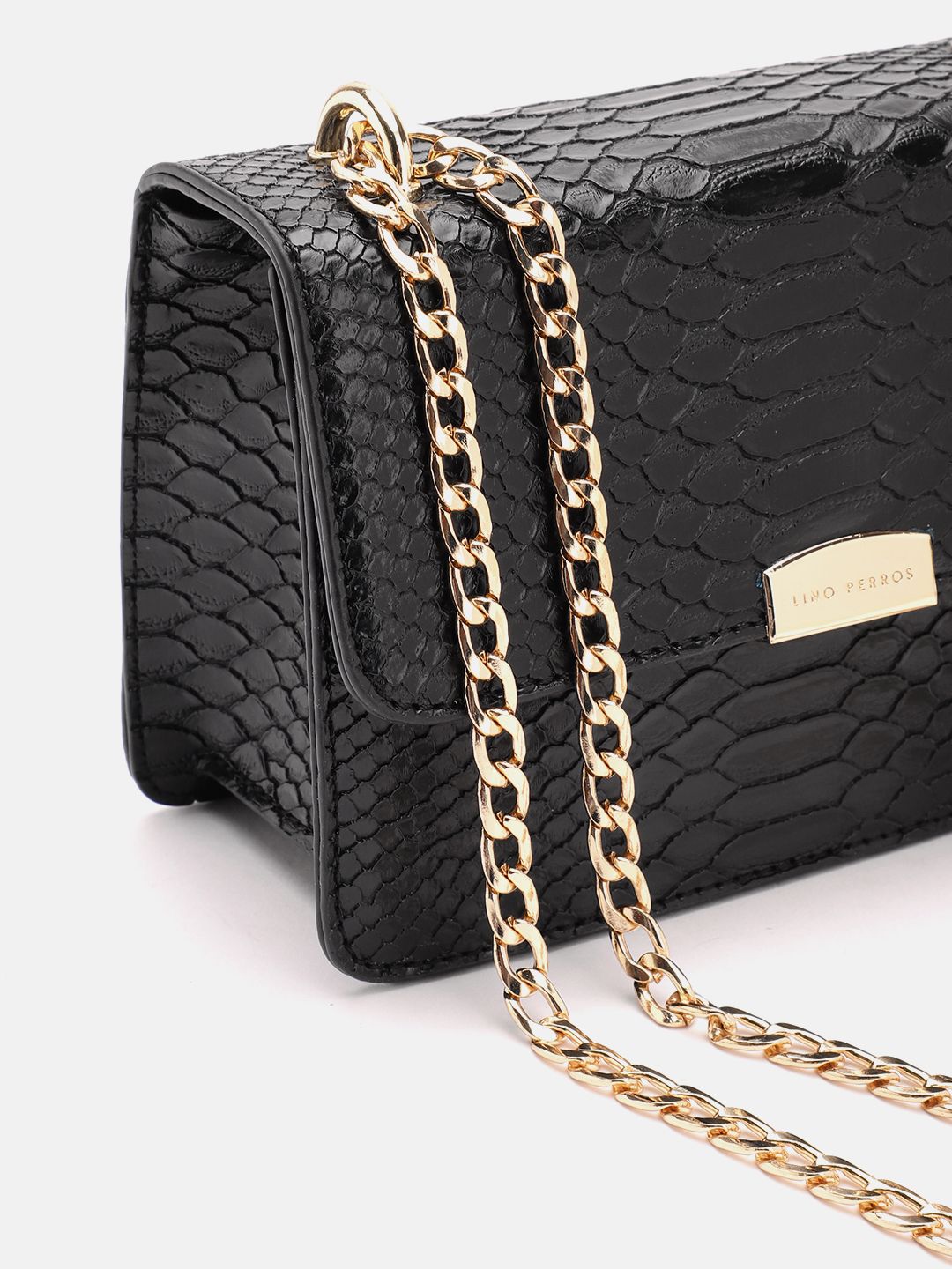 Lino Perros Textured Structured Shoulder Bag