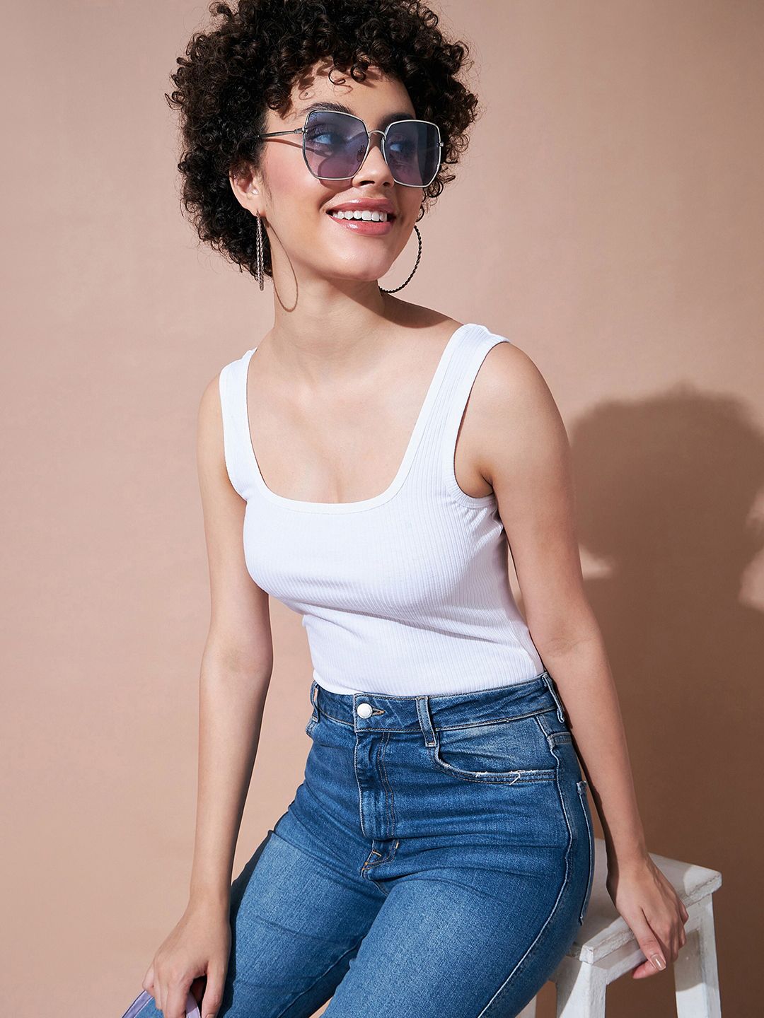 SASSAFRAS BASICS Scoop Neck Tank Top