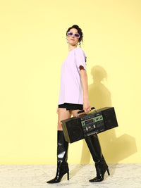 DILLINGER Pure Cotton Printed Oversized T-shirt