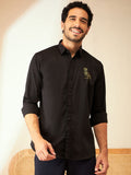DENNISON Smart Foil Printed Casual Shirt