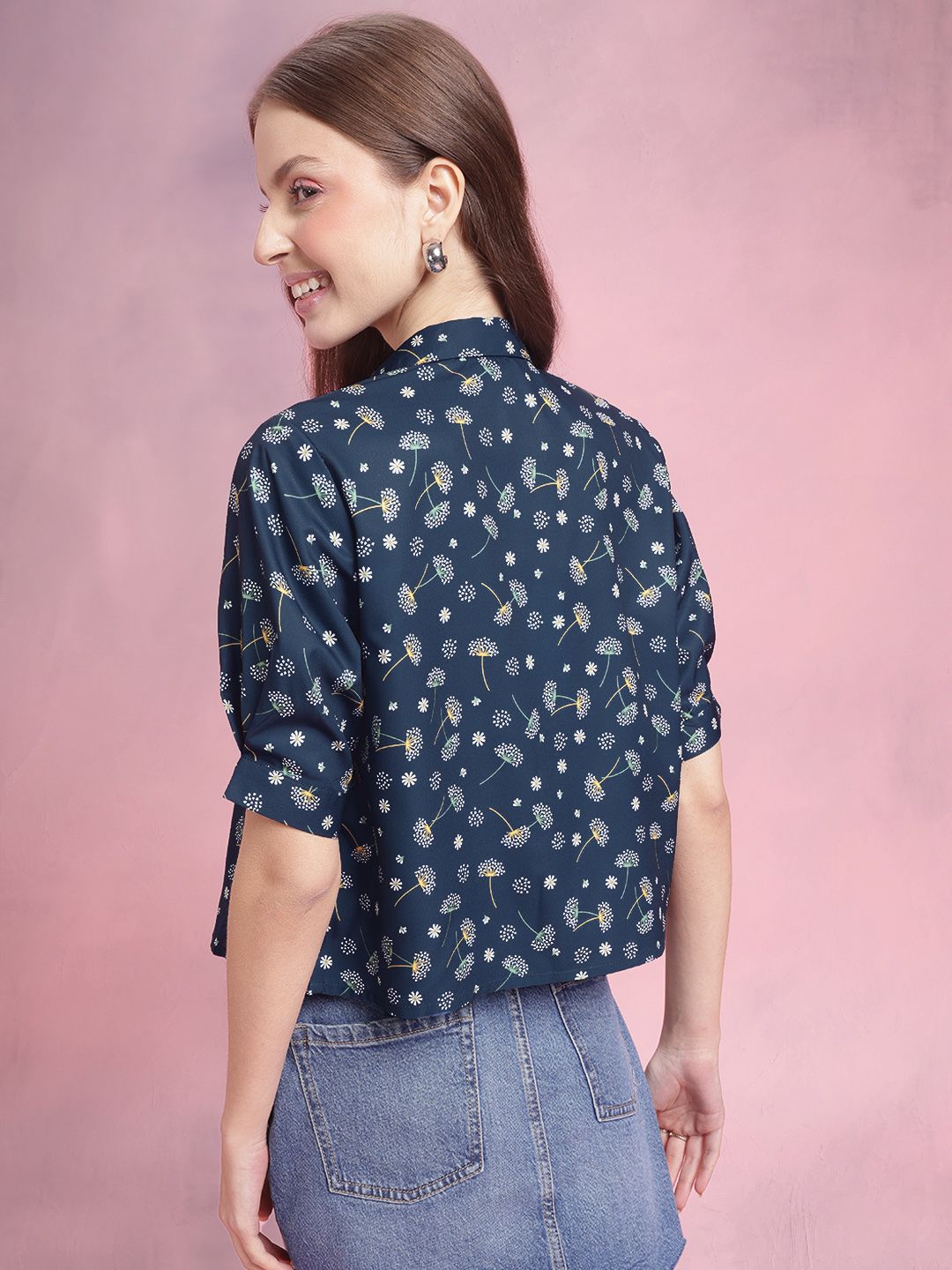 DressBerry Floral Printed Casual Shirt