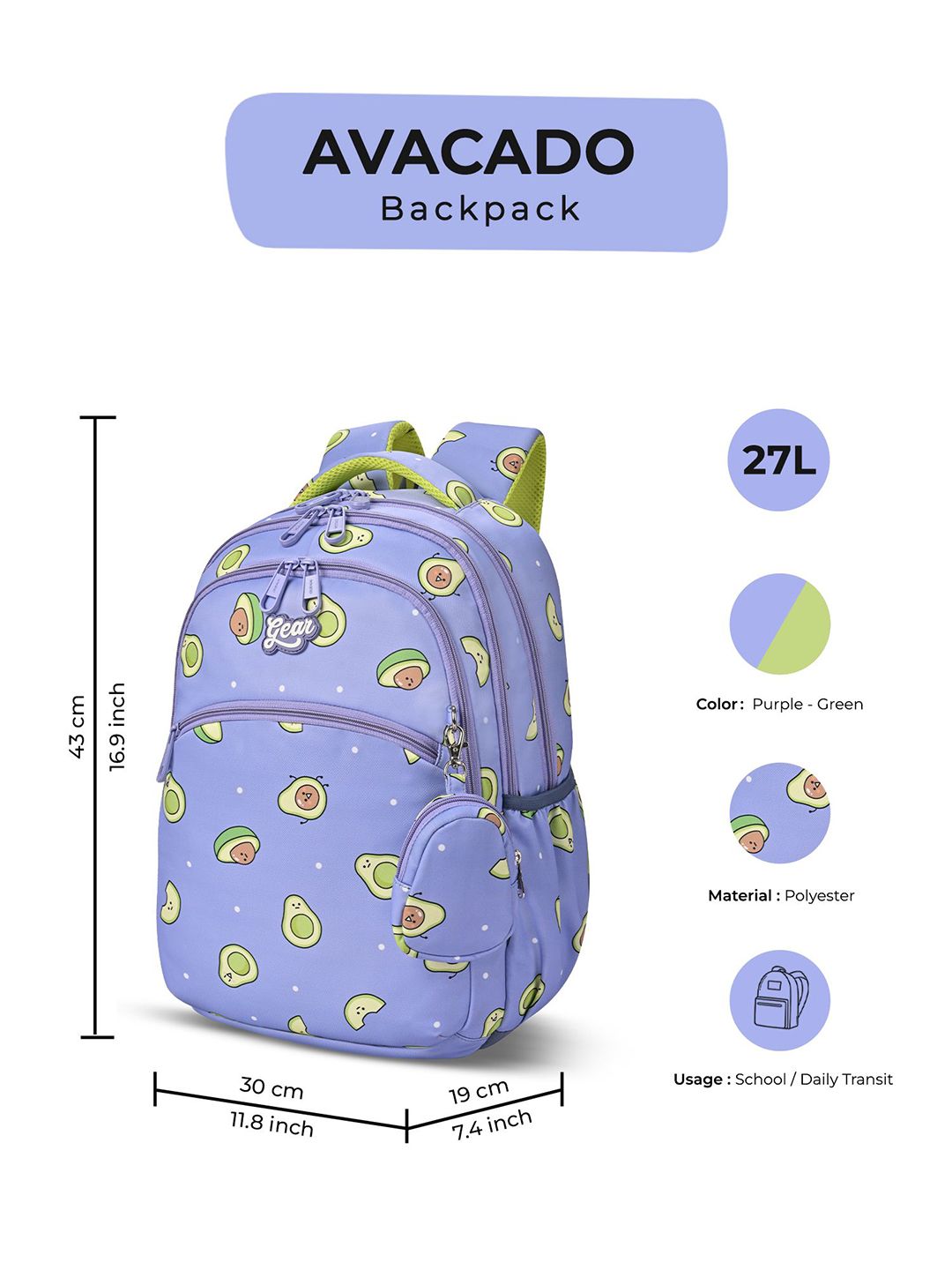 Gear Unisex Backpack