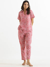 SANSKRUTIHOMES Printed Pure Cotton Night Suit