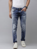 SPYKAR Men Skinny Fit Low-Rise Heavy Fade Stretchable Jeans