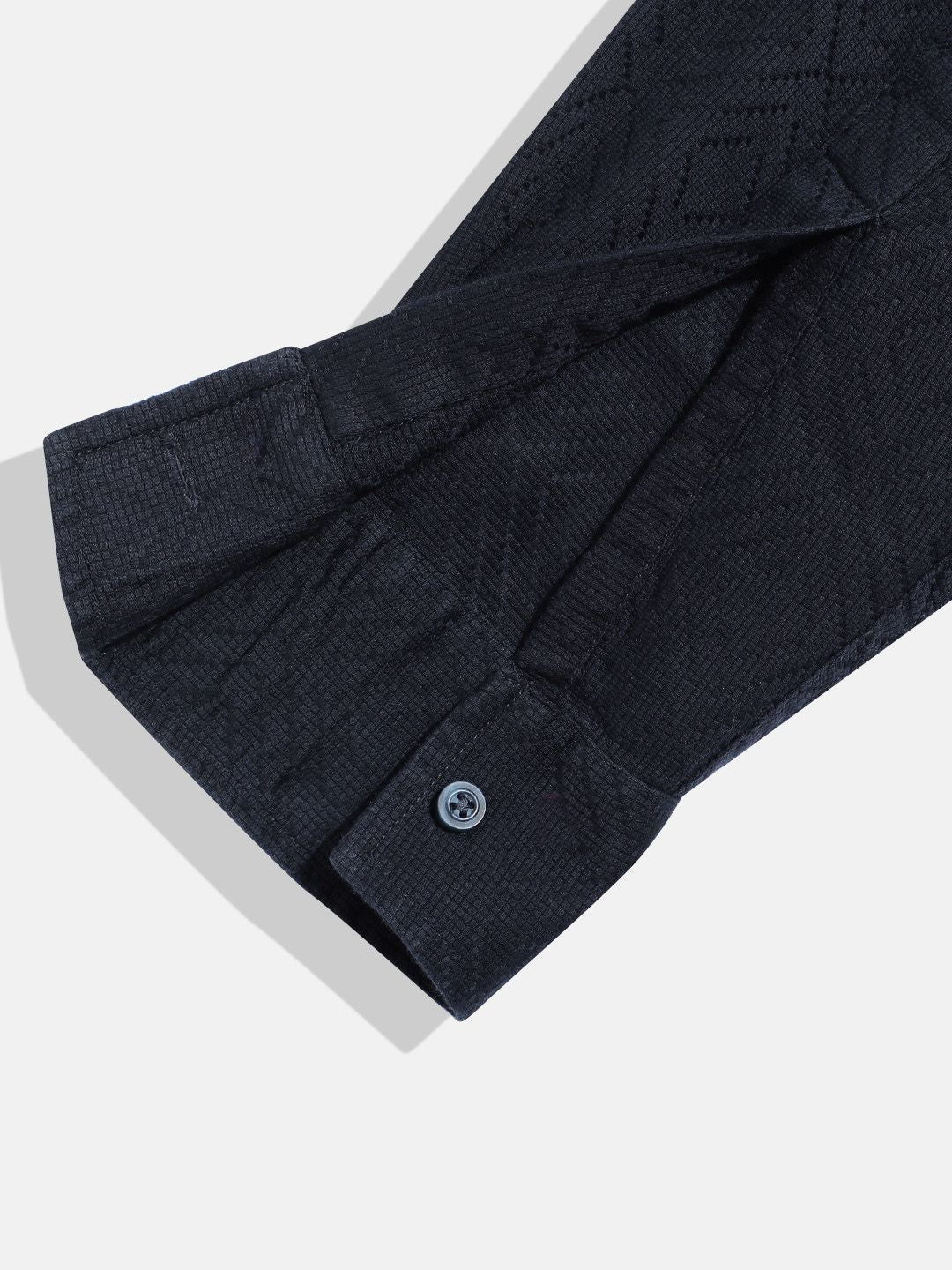 Monte Carlo Boys Textured Casual Smart Fit Shirt