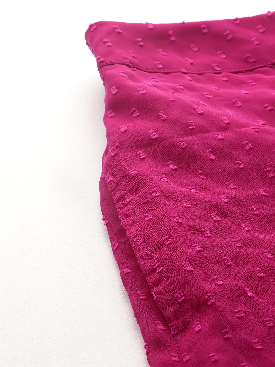 Semua tentang anda leher halter dobby atas dengan seluar selari