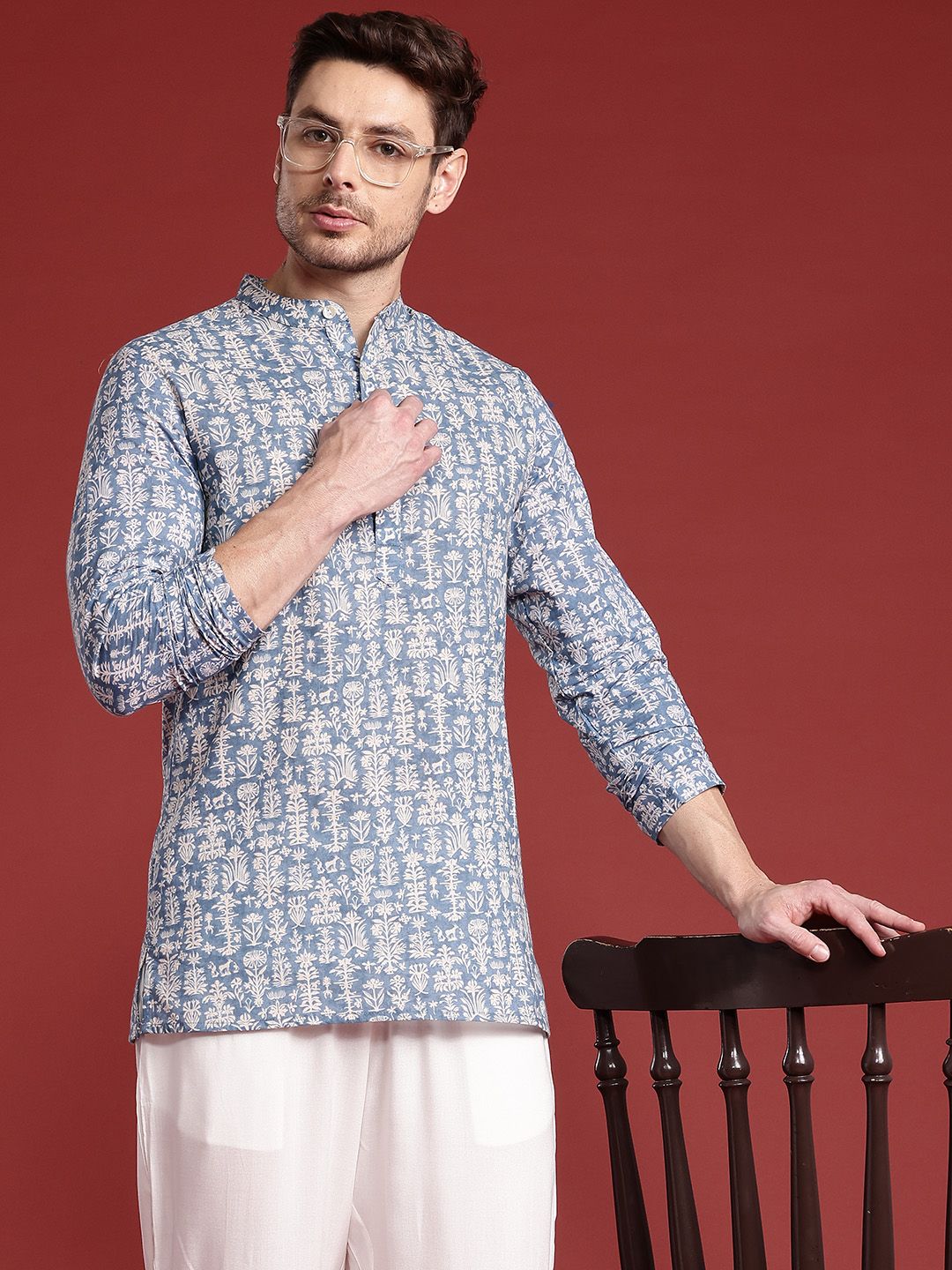 Anouk Floral Printed Kurta