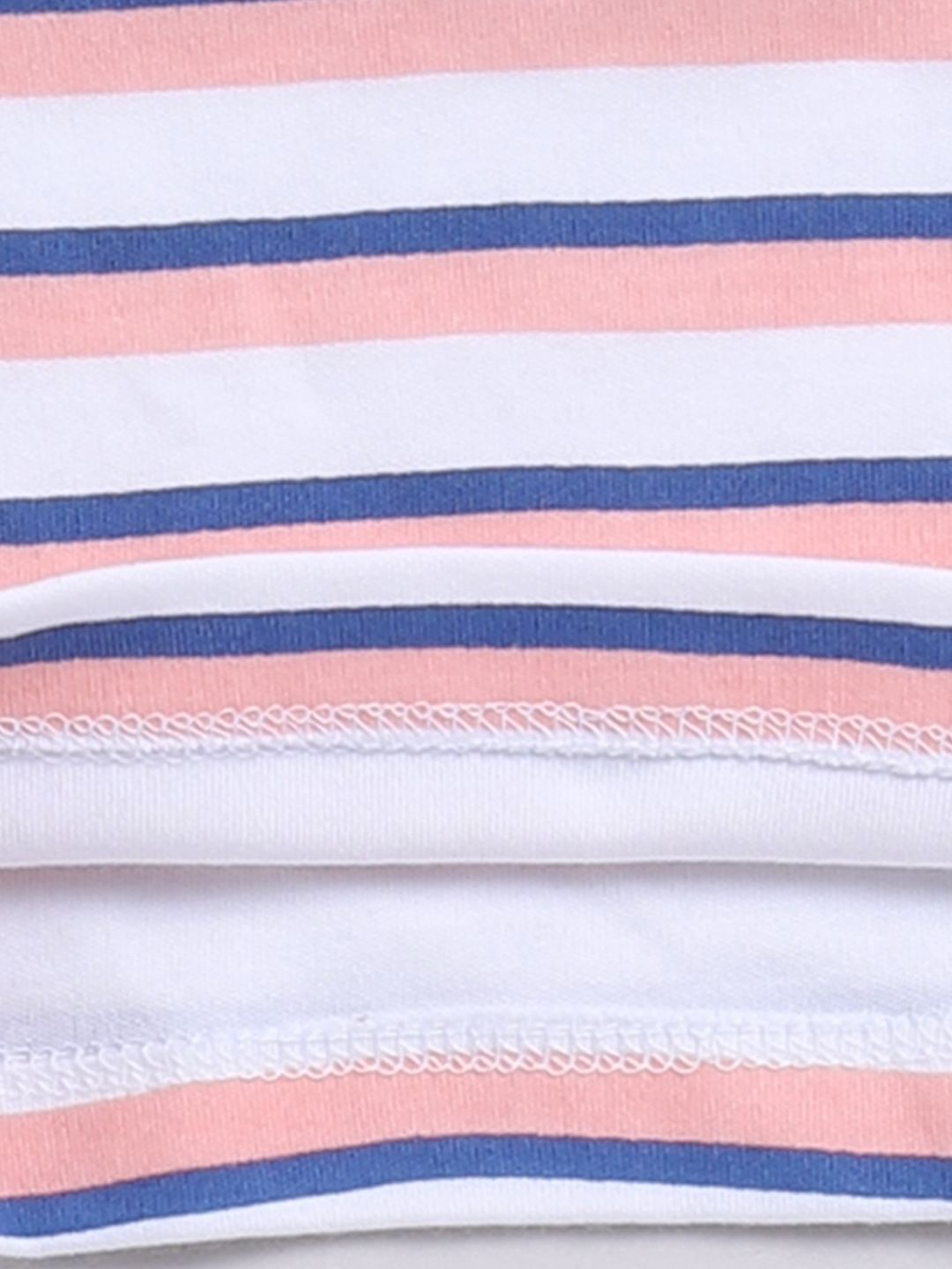 Moms Love Infants Boys Pure Cotton Applique Detail Dungaree With Striped T-Shirt