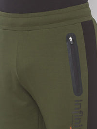 SPYKAR Men Green Solid Slim Fit Track Pants