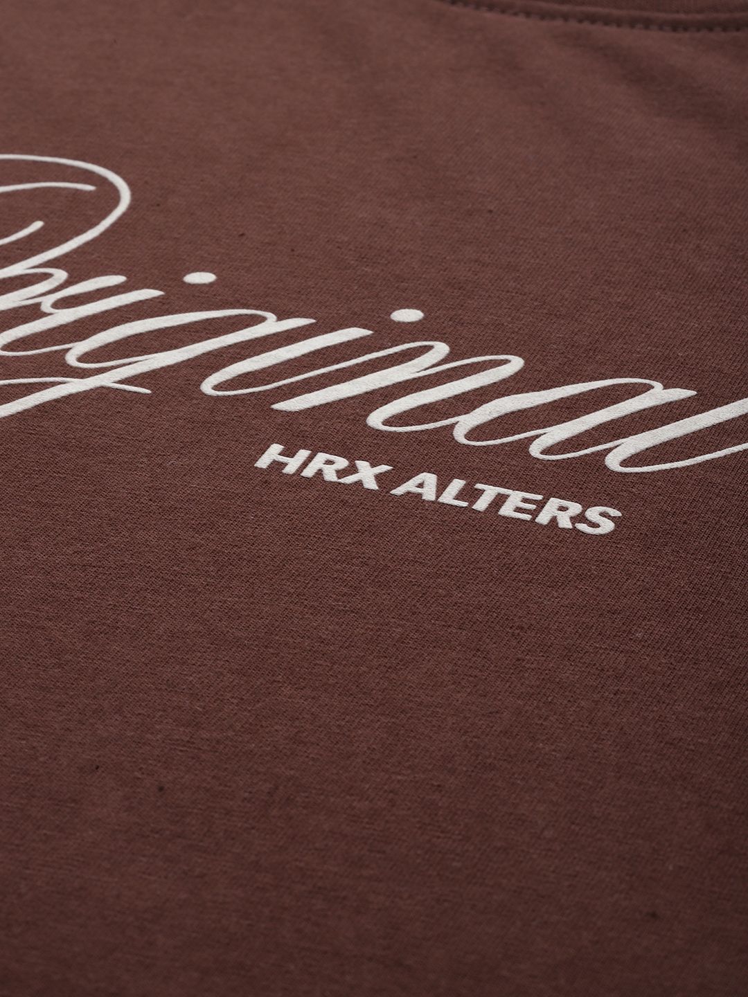 HRX by Hrithik Roshan Lifestyle Typo Print T-shirt